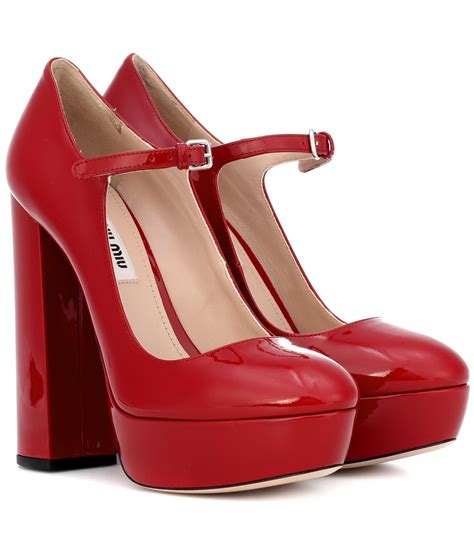 red MIU MIU Women Heels .